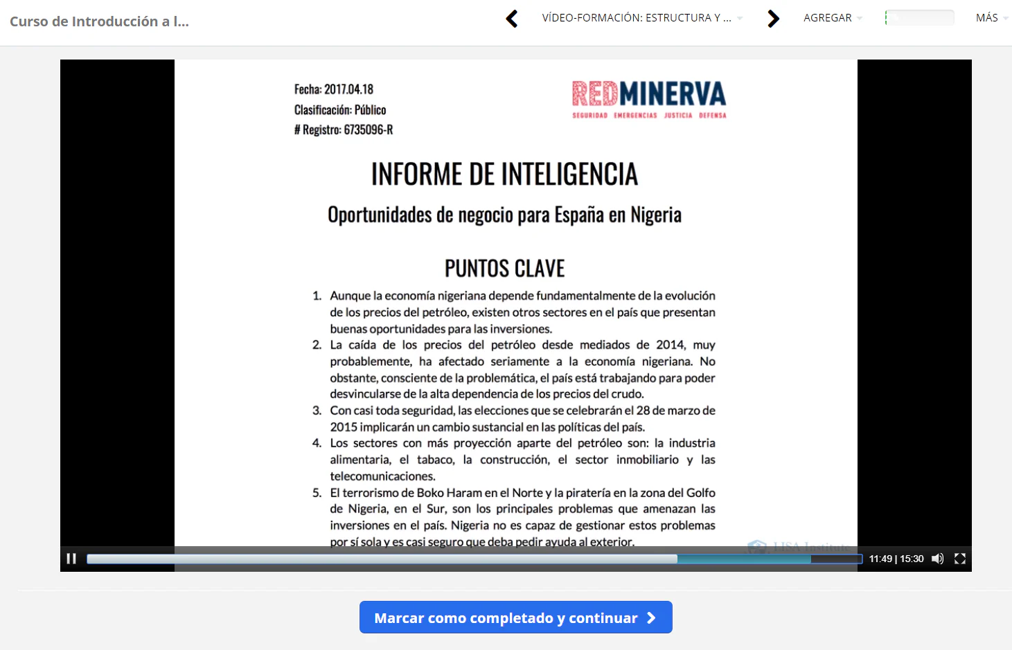 Curso de Redacción de Informes de Inteligencia - Image 6