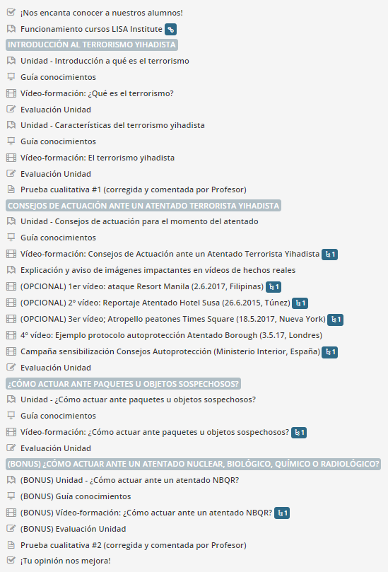 Curso de Introducción al Terrorismo Yihadista con Protocolos de Autoprotección - Image 15