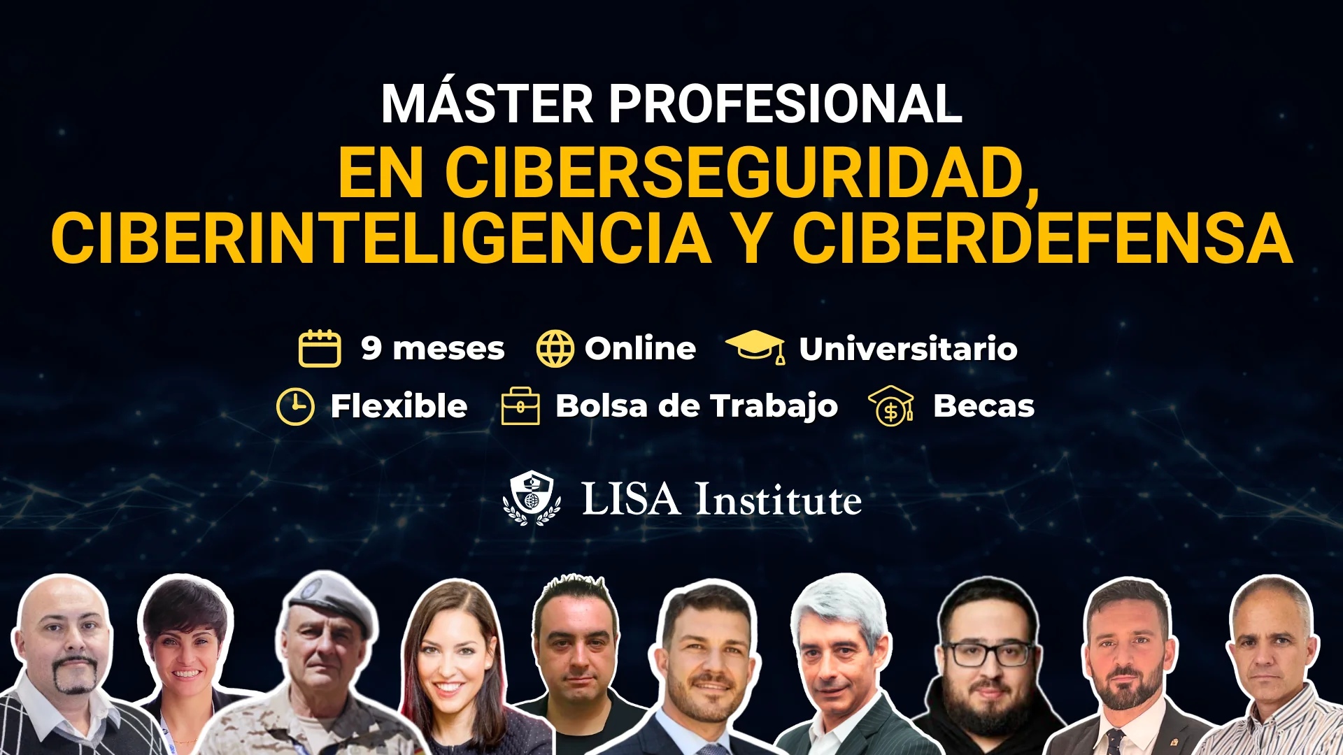 Reserva de plaza - Máster Profesional en Ciberseguridad, Ciberinteligencia y Ciberdefensa